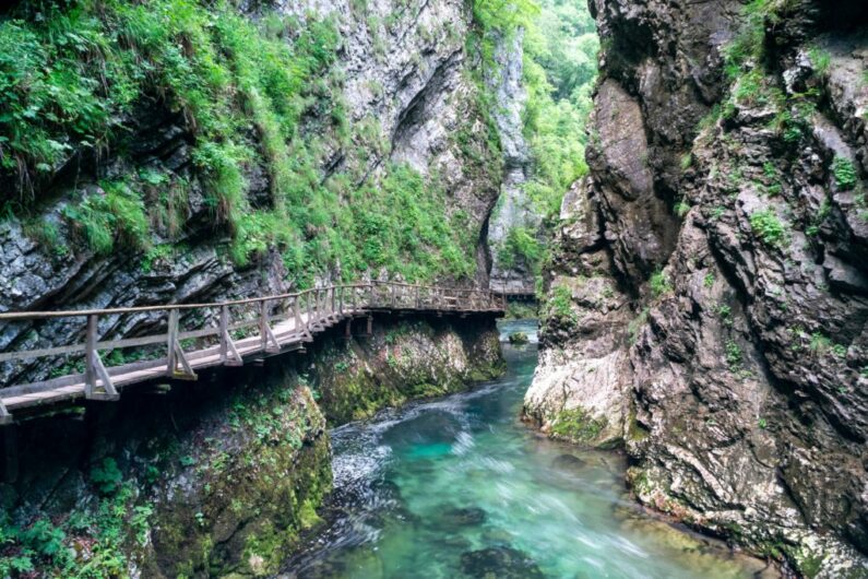 Wspaniały wąwóz Vintgar, 4 km od jeziora Bled